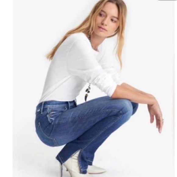 MOTHER The Rascal Slit Undone Hem - Picture 6 of 6